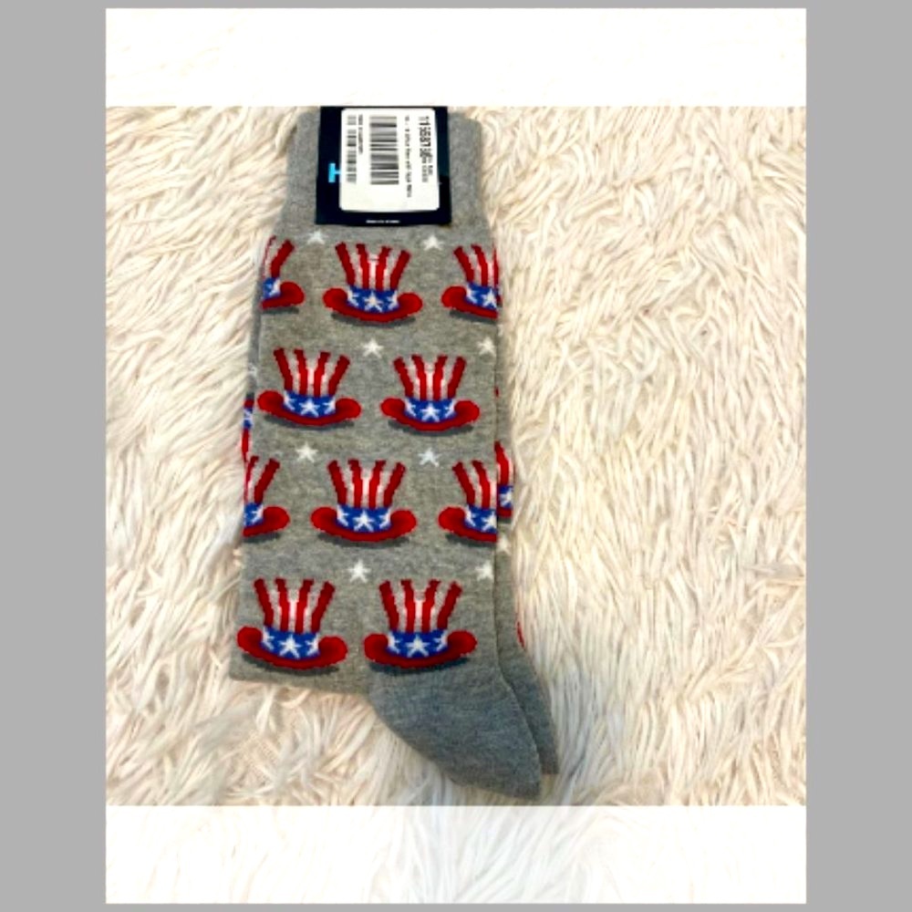 HOT SOX Mens Casual Dress Novelty Crew Socks 10-13 Sweatshirt print